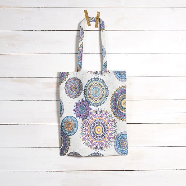 Decostof Canvas Mandala – blauw, image number 7
