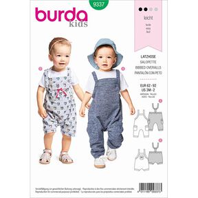 Baby-tuinbroek, Burda 9337 | 62 - 92, 