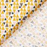 Katoenen stof Cretonne Mini-driehoekjes – lichtroze/currygeel,  thumbnail number 4
