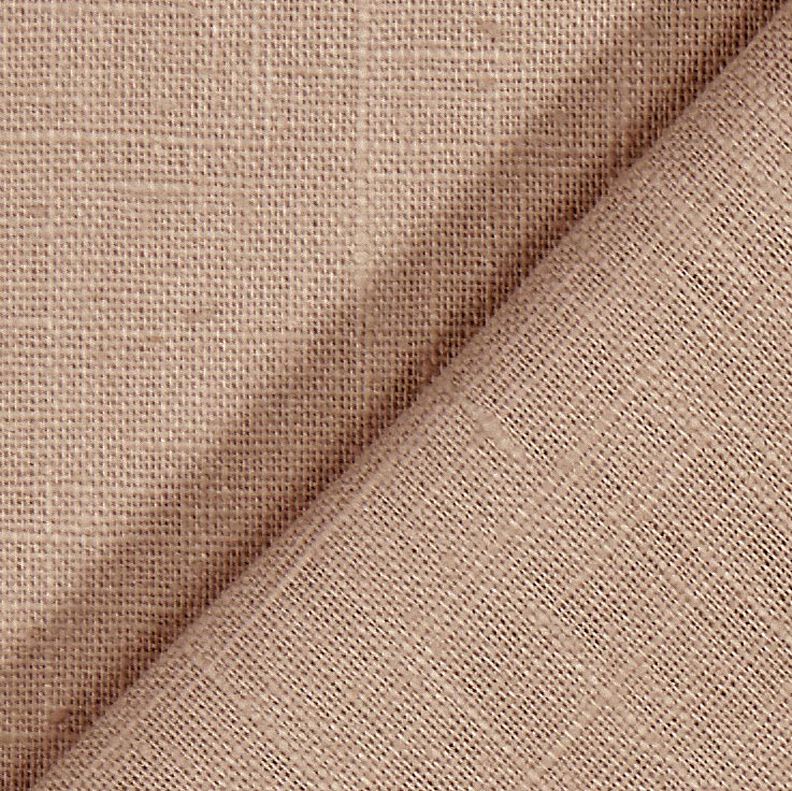Linnen stof Ramee mix medium – taupe,  image number 3