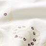 Fijne corduroy borduursels en paillettenbloemen – creme,  thumbnail number 3