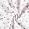 Katoenpopeline Zachte rozen – lavendel/wit,  thumbnail number 3