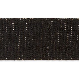 Tassenband [ 30 mm ] – zwart/goud, 