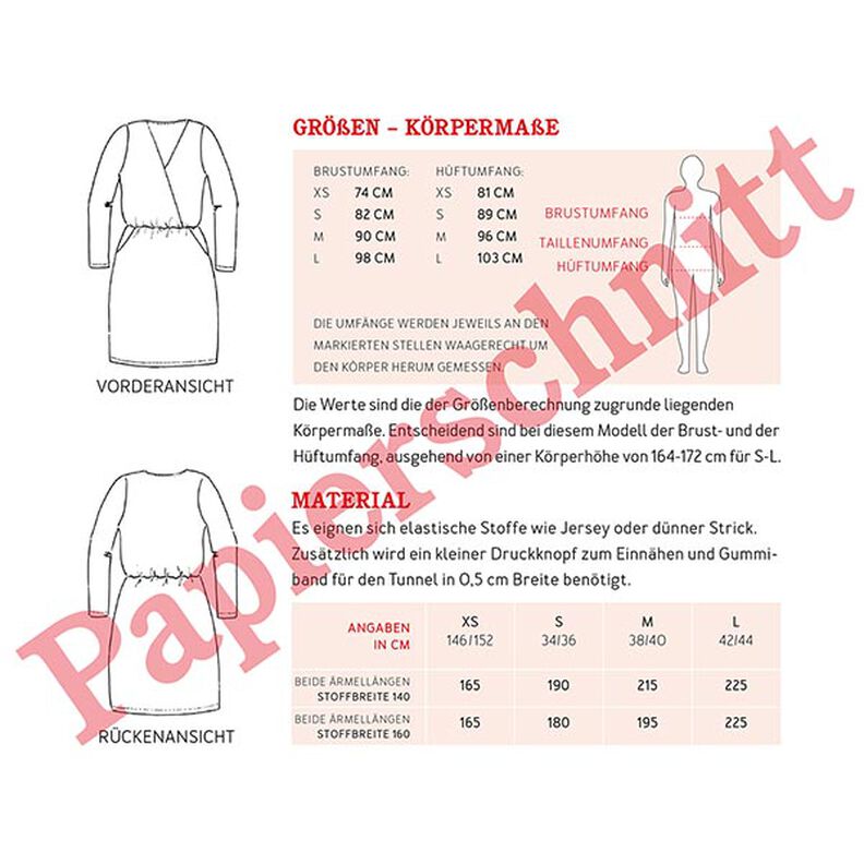 MEVROUW VILMA Jersey jurk in wikkellook | Studio Schnittreif | XS-XXL,  image number 11