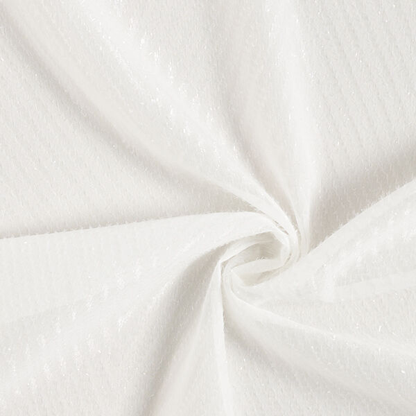 Chiffon zigzag glitter – wit, image number 3