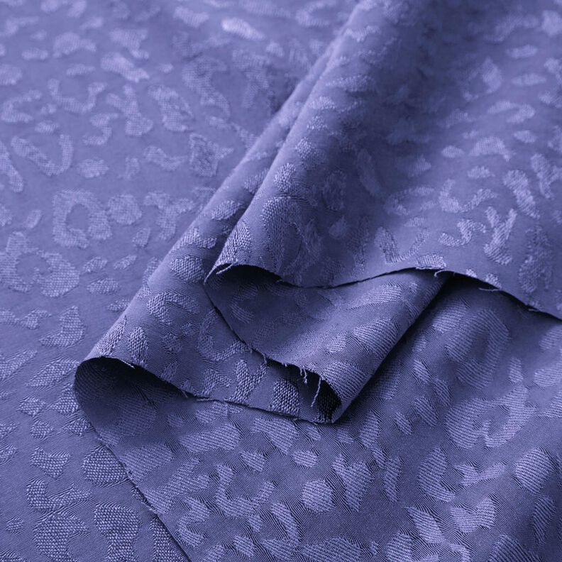 Viscosestof luipaardpatroon – blauwlila,  image number 4