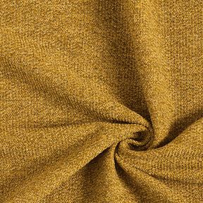 Gebreid bouclé melange – mosterd, 