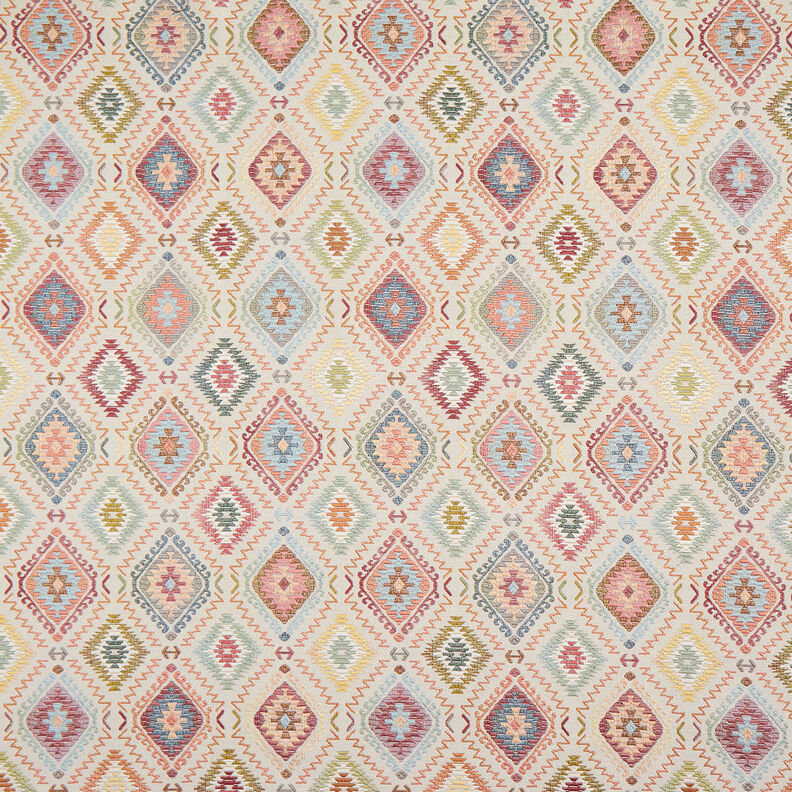 Decostof Jacquard Indiaas tapijt – lichtbeige,  image number 1