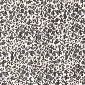 Rib Luipaardprint – zand/zwartbruin, 