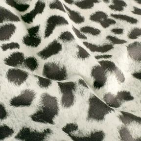Stretch velours sneeuwluipaard – ivoor/zwart, 