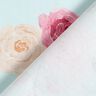 Gecoate katoen Romantische rozen – babyblauw,  thumbnail number 5