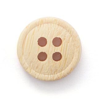 Knoop 4-gats bamboe  – beige, 