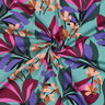 Viscosestof stretch Spring Garden | Nerida Hansen – aquablauw/bordeauxrood,  thumbnail number 3