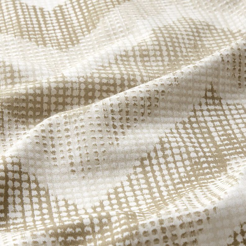 Decostof Half panama Chevron – natuur/duingeel,  image number 2