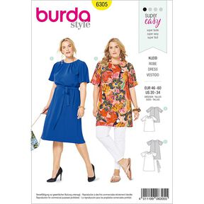 Shirt | Jurk, Burda 6305 | 46 - 60, 