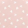 Katoenjersey grote vogels – roos/wit,  thumbnail number 1