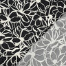 Katoensatijn Magnolia | Nerida Hansen – zwart/ecru,  thumbnail number 4