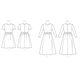 Jurk, Vogue 9197 | 32-40,  thumbnail number 4