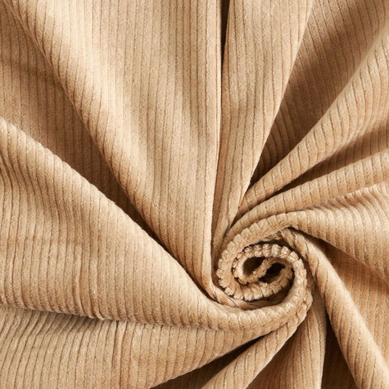 Brede rib stretch – beige,  image number 1
