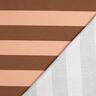 Decostof Canvas vrolijke strepen – zalm/bruin,  thumbnail number 4