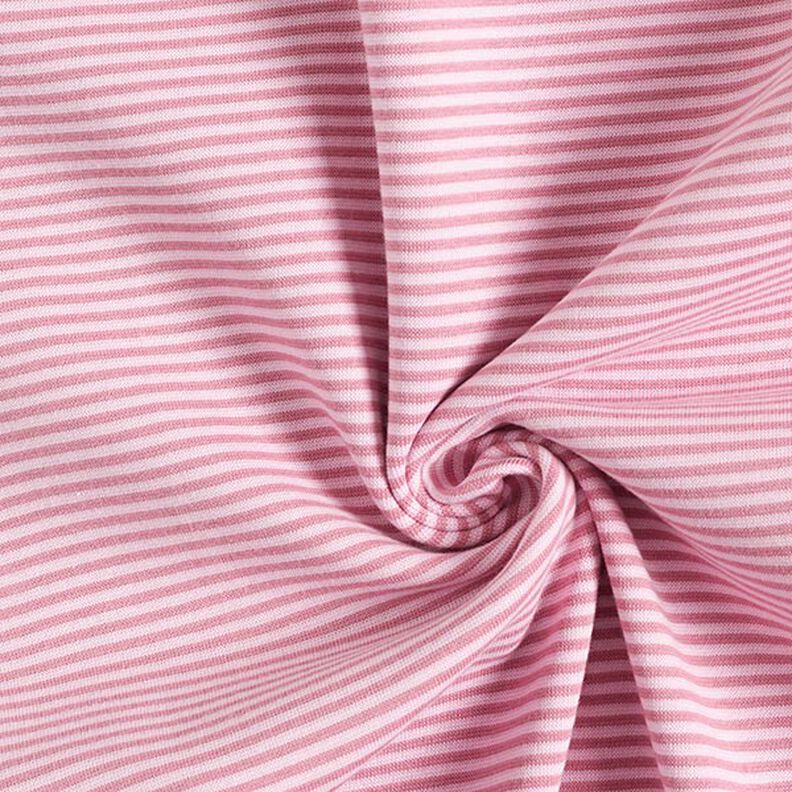 Boordstof rondgebreid smalle ringen – oudroze/roze,  image number 3