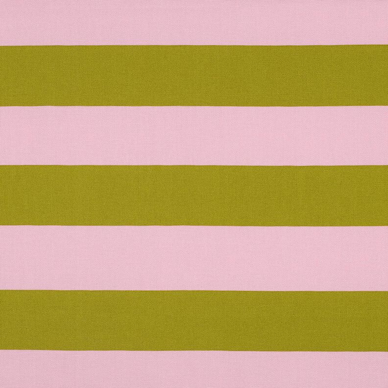 Decostof Canvas vrolijke strepen – roze/mosgroen,  image number 1