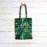Decostof Half panama Palmbladeren – groen,  thumbnail number 6
