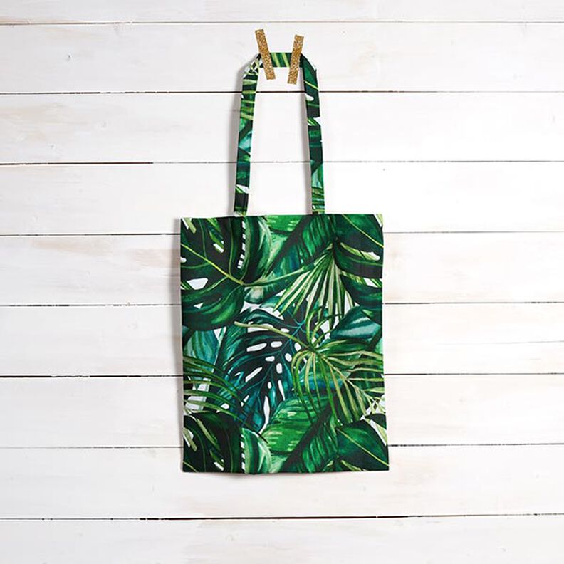 Decostof Half panama Palmbladeren – groen, image number 6