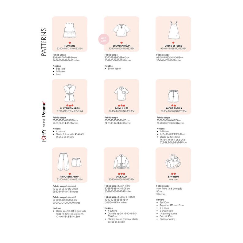 Poppy Tijdschrift 26 | Poppy Fabrics – creme,  image number 3