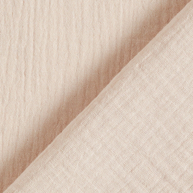 Mousseline/dubbel gehaakte stoffen – lichtbeige,  image number 4