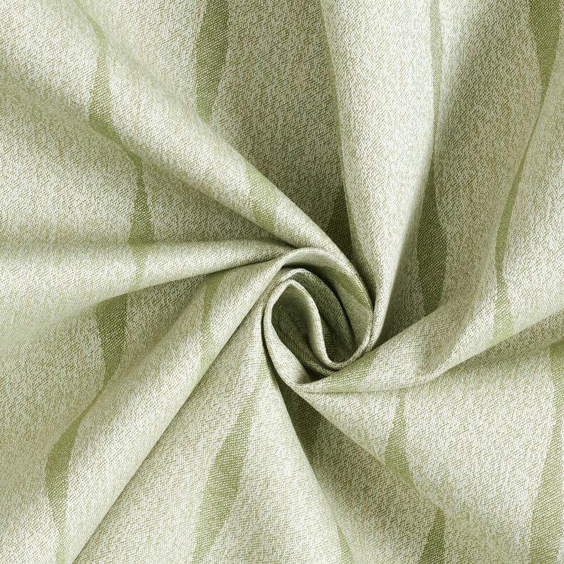 Outdoorstof Canvas Golvende strepen – lichtolijf/lichtbeige,  image number 3