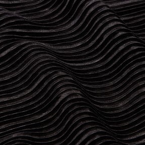 Jersey plissée – zwart, 