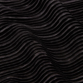 Jersey plissée – zwart, 