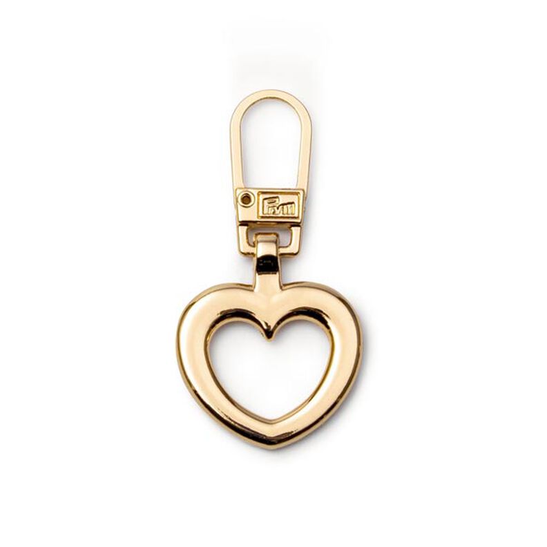 Fashion zipper hart [ 40 x 20 x 2 mm ] | Prym – goud metalen,  image number 3