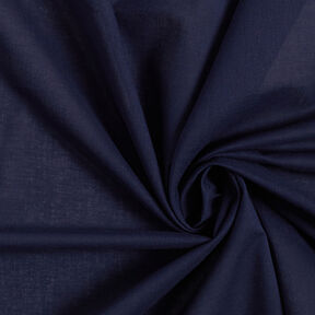 Katoenen batist effen – marineblauw, 