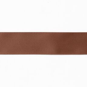Satijnband [25 mm] – middelbruin, 