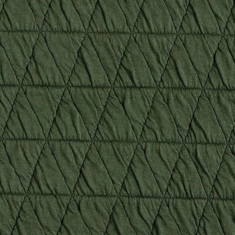 Gewatteerde jersey geruit – donkergroen,  image number 1
