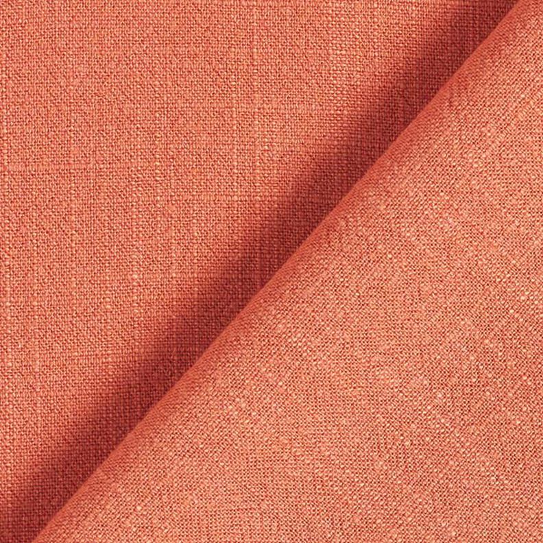 Viscose-linnen-stof – terracotta,  image number 4
