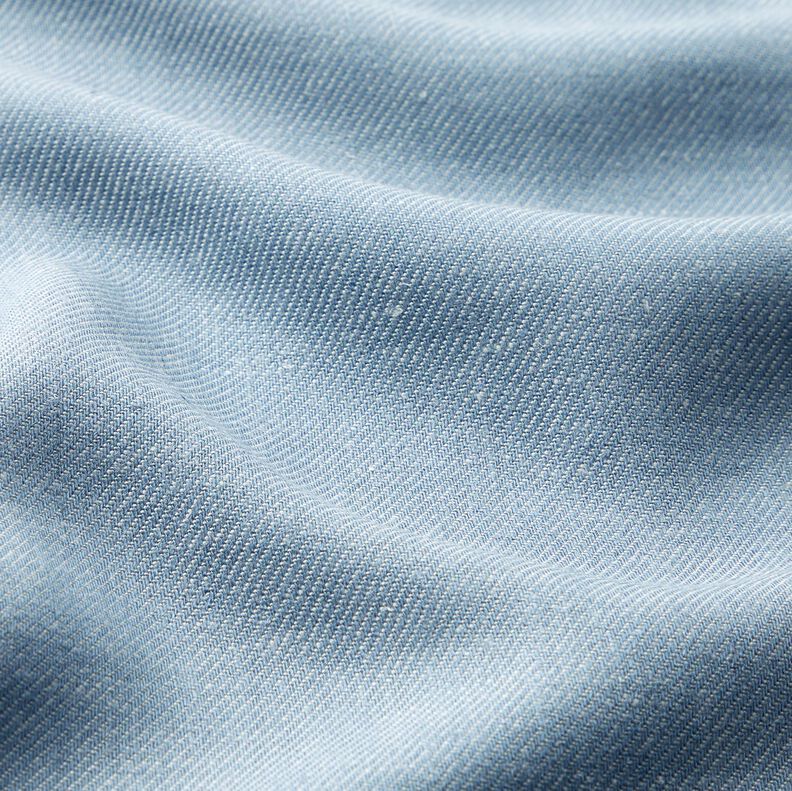 Viscose linnen keperstof – lichtblauw,  image number 2
