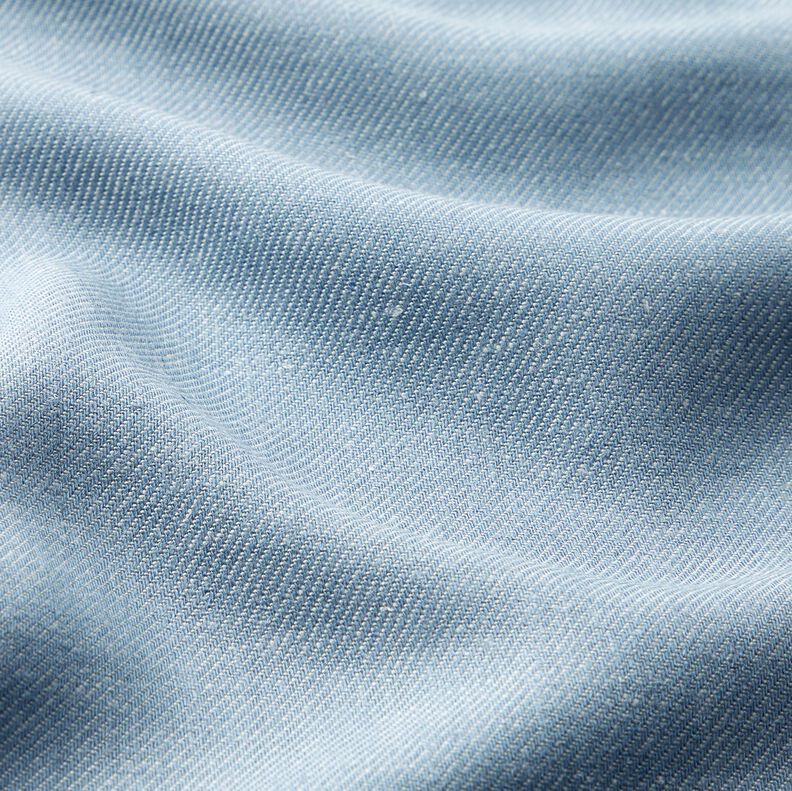 Viscose linnen keperstof – lichtblauw, image number 2
