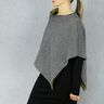MEVROUW PENNY Asymmetrische omkeerbare poncho | Studio Schnittreif | Eén maat,  thumbnail number 4