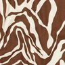 Viscose-linnen-mix Zebramotief – ecru/kastanjebruin,  thumbnail number 2