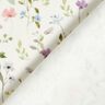 Ribjersey Aquarel bloemenweide – ivoor,  thumbnail number 4
