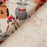 Decostof Half panama elegante katten – natuur/grijs,  thumbnail number 4