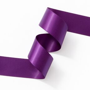 Satijnband [25 mm] – aubergine, 