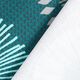 Decostof Katoenkeper Grote mandala – petroleum,  thumbnail number 4