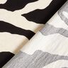 Viscose crêpe zebrapatroon – zwart/ivoor,  thumbnail number 4