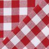 Katoenen stof Vichy ruit 1,7 cm – rood/wit,  thumbnail number 3