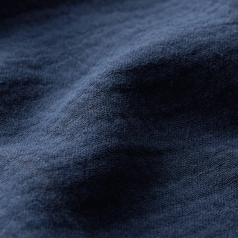 Mousseline/dubbel gehaakte stoffen – marineblauw,  image number 3