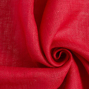 Decostof Jute Effen 150 cm – rood, 